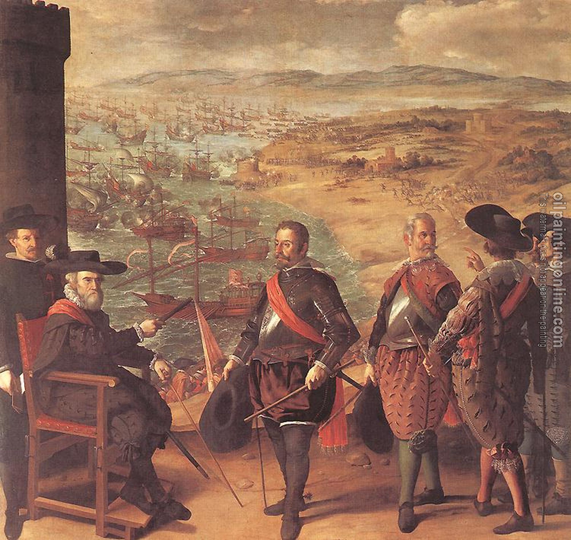 Zurbaran, Francisco de - Defence of Cadiz against the English